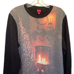 CHRISTMAS Motif SWEATSHIRT Size Medium